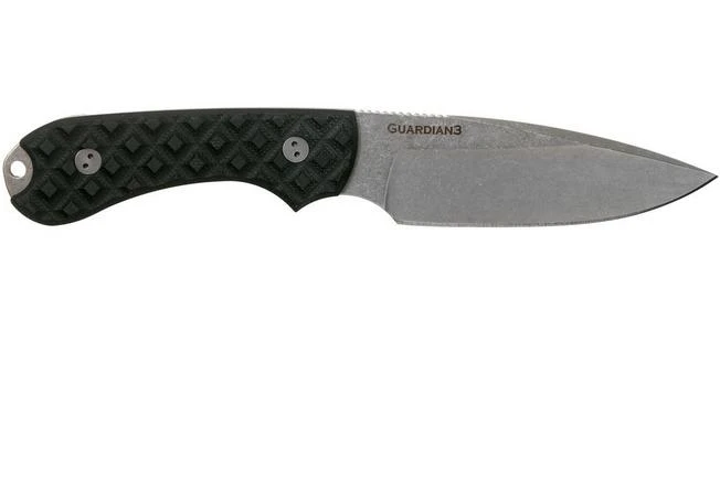 Bradford Guardian 3, Black G10 Guardian 3 M390, False Edge, Sabre Stonewashed 3FE-001-M390 - Image 2