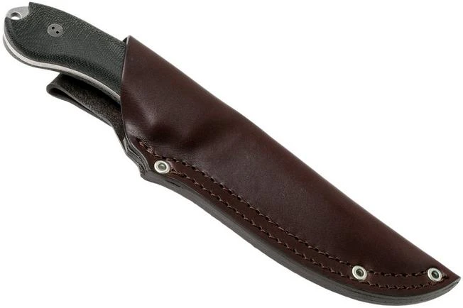 Bradford Guardian 4FE, 3D Black Micarta Guardian 4 M390, Sabre Stonewashed False Edge 4FE-101 - Image 7