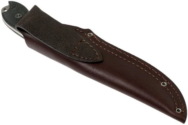 Bradford Guardian 4FE, 3D Black Micarta Guardian 4 M390, Sabre Stonewashed False Edge 4FE-101 - Image 8
