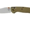 Benchmade Taggedout 15536, CPM-S45VN, OD Green G10, Pocket Knife For Hunting