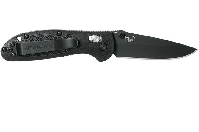 Benchmade Mini-Griptilian 556BK-S30V Pocket Knife, Mel Pardue Design - Image 2
