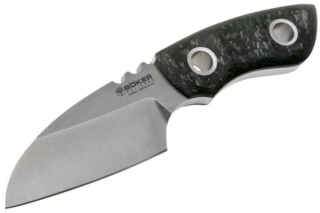 Böker Manufaktur Pry-Mate Carbon N690 122614 Fixed Knife - Image 3
