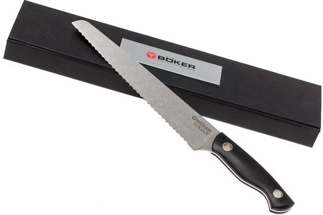 Böker 130281, Saga Bread Knife, Stonewash Finish - Image 8