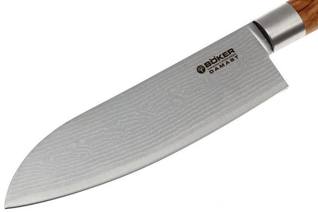 Böker Damast Olive 17.2 Cm Santoku, 130437DAM - Image 2
