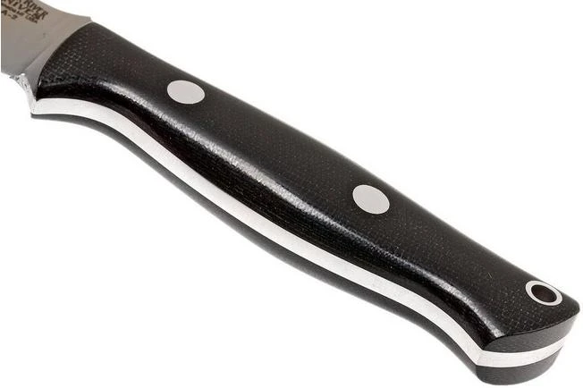 Bark River Bravo EDC A2, Black Canvas Micarta, Black Sheath - Image 4