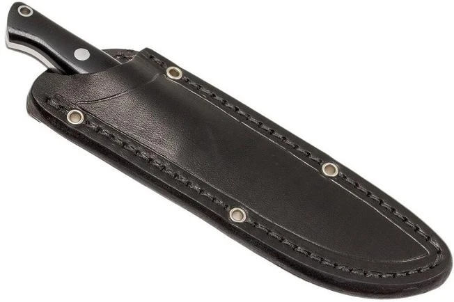 Bark River Bravo EDC A2, Black Canvas Micarta, Black Sheath - Image 7