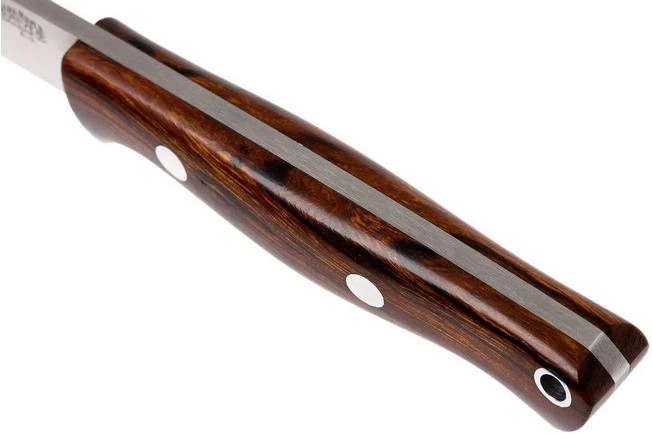 Bark River Bravo EDC A2 Rampless, Desert Ironwood, Brown Sheath - Image 5