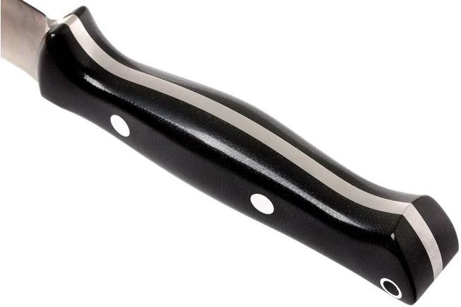 Bark River Gunny CPM 3V, Black Canvas Micarta - Image 4