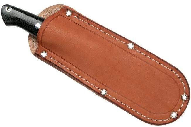 Bark River Gunny CPM 3V, Black Canvas Micarta - Image 7