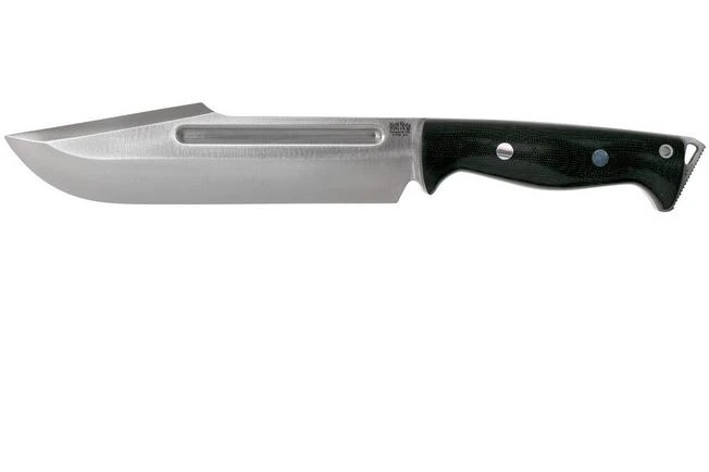 Bark River Bravo Tope Recon CPM 3V Black Canvas Micarta Rampless Survival Knife