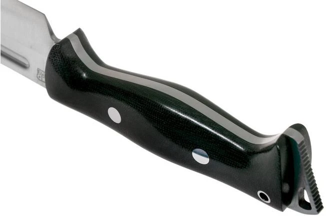 Bark River Bravo Tope Recon CPM 3V Black Canvas Micarta Rampless Survival Knife - Image 4