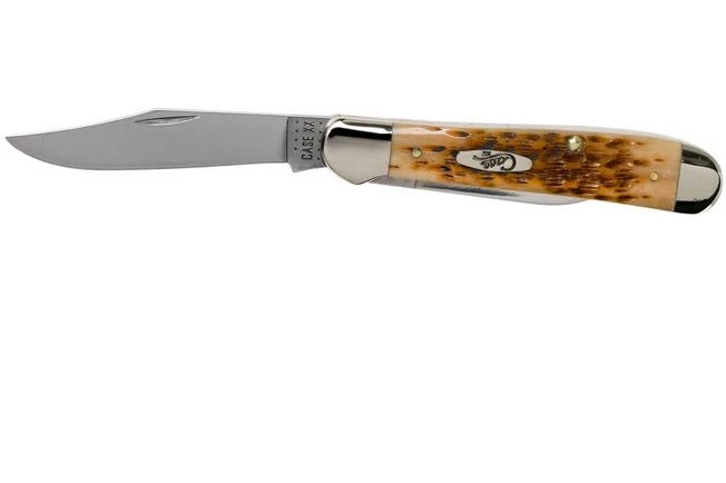 Case Copperhead Amber Jigged Bone, 30091, 6249 CV Pocket Knife - Image 3
