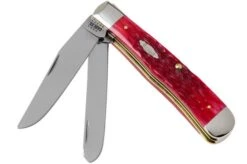 Case Trapper Dark Red Bone, Peach Seed Jig, 31950, 6254 CV Pocket Knife