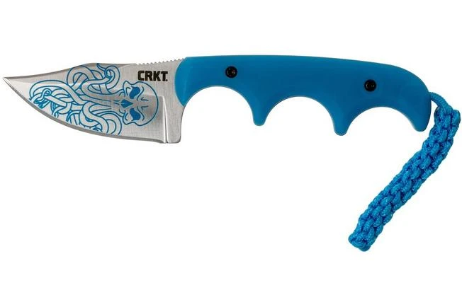 CRKT Minimalist Bowie Cthulhu 2387O Neck Knife, Alan Folts Design