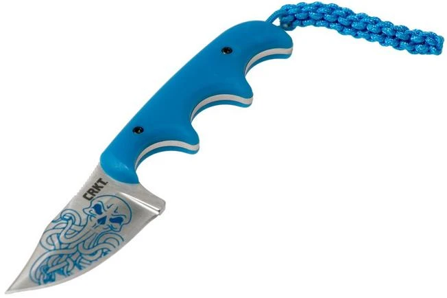 CRKT Minimalist Bowie Cthulhu 2387O Neck Knife, Alan Folts Design - Image 3