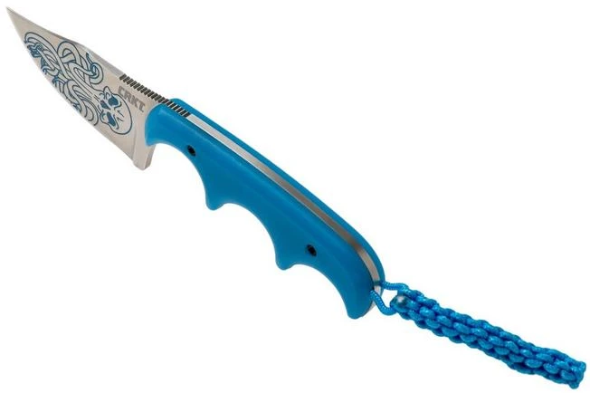 CRKT Minimalist Bowie Cthulhu 2387O Neck Knife, Alan Folts Design - Image 4