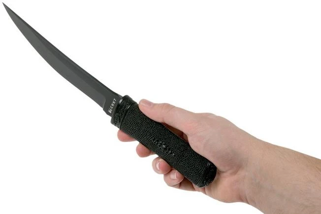 CRKT Hissatsu Black 2907K Fixed Fixed Knife, James Williams Design - Image 6