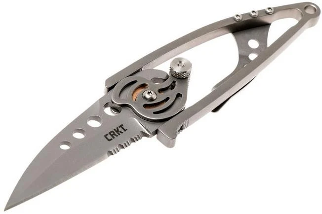 CRKT Snap Lock 5112N Pocket Knife, Serrated, Ed Van Hoy Design - Image 3