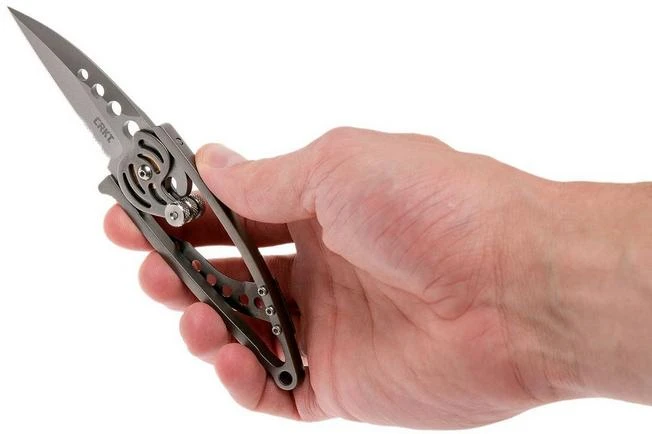 CRKT Snap Lock 5112N Pocket Knife, Serrated, Ed Van Hoy Design - Image 7