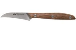 Due Cigni 1896, 2C1001NO Peeling Knife 7 Cm, Walnut Wood