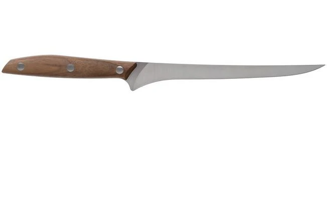 Due Cigni 1896, 2C1012NO Filleting Knife 18 Cm, Walnut Wood - Image 2