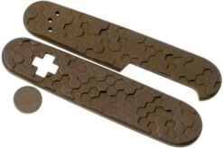 Daily Customs 91.3 Honeycomb 3D BS Pattern, Rusty Titanium P10012444 Victorinox Scales