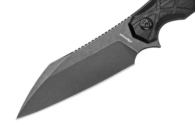 Fox Edge Lycosa 1, Black G10, FE-018 Fixed Knife - Image 3