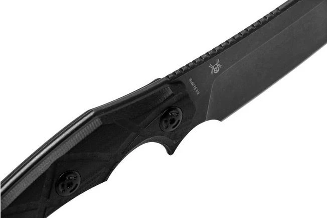 Fox Edge Lycosa 1, Black G10, FE-018 Fixed Knife - Image 6