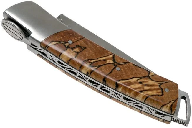 Le Thiers Gentleman Stabilized Beech T9HD Pocket Knife By Fontenille Pataud - Image 4