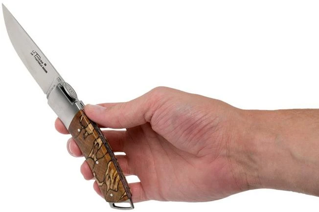 Le Thiers Gentleman Stabilized Beech T9HD Pocket Knife By Fontenille Pataud - Image 8