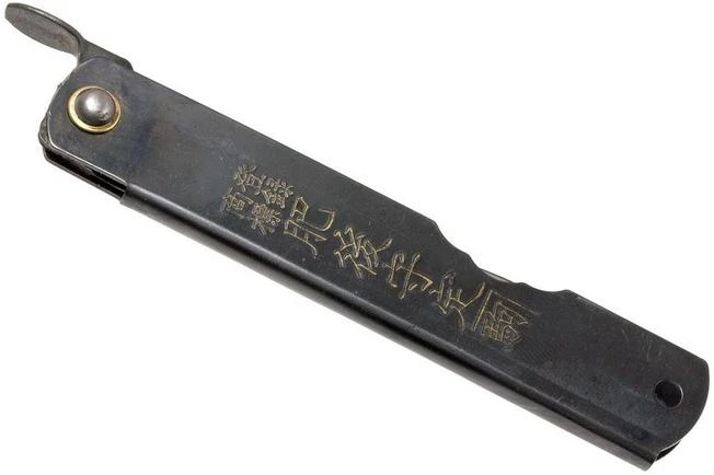 Higonokami Pocket Knife 7,3 Cm HIGO04BL, Carbon Steel, Black - Image 4