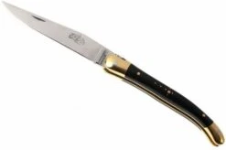 Forge De Laguiole - Natural Wood Folder, 3 Inch, Ebony