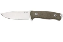 LionSteel M5 Sleipner, Green Canvas Micarta Survival Knife