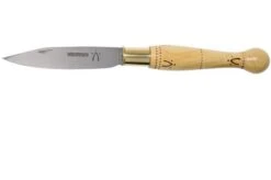 Nontron No. 25 Turning Ferrule, Boxwood, Ball Shape NN25BO Pocket Knife