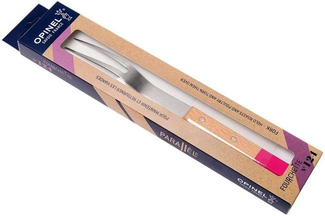 Opinel Parallèle POP N°124 Meat Fork, Fuchsia - Image 6