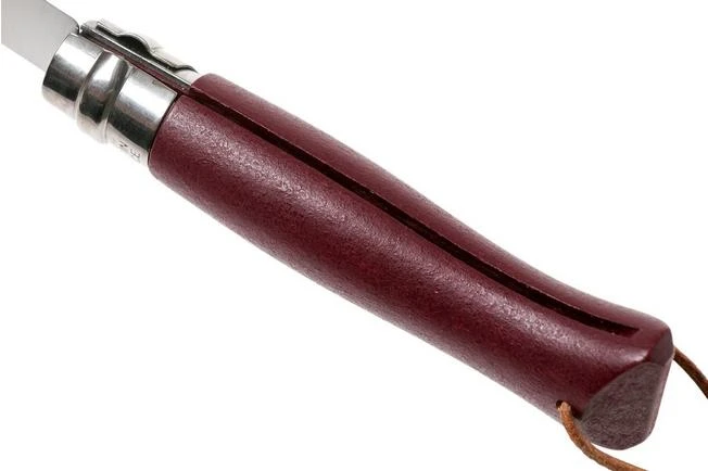 Opinel Trekking No. 08RV Pocket Knife, Burgundy - Image 5