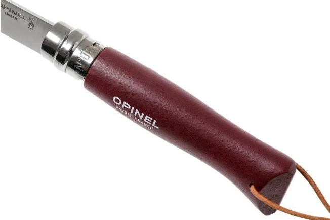 Opinel Trekking No. 08RV Pocket Knife, Burgundy - Image 6