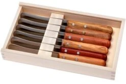 Robert Herder Buckels Set Of 6 Breakfast Knives, In 6 Woods