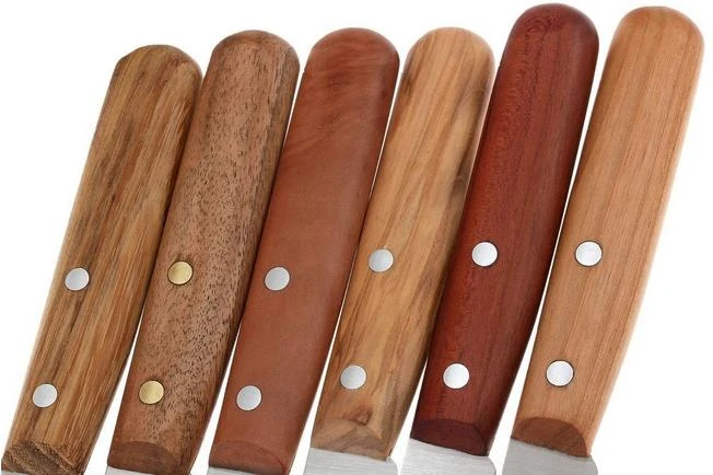 Robert Herder Buckels Set Of 6 Breakfast Knives, In 6 Woods - Image 2