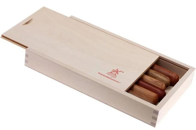 Robert Herder Buckels Set Of 6 Breakfast Knives, In 6 Woods - Image 7