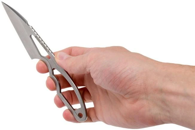 Real Steel Alieneck Wharncliffe 3541 Neck Knife, Ostap Hel Design - Image 4