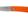 Real Steel Luna Lite 7036 Orange G10 Pocket Knife, Poltergeist Design