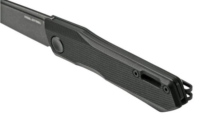 Real Steel Solis Lite, Knivesandtools Exclusive, Black Stonewash, 7064BS Slipjoint Pocket Knife - Image 5