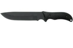 Schrade Frontier 7" Fixed Blade SCHF37, 1095 Carbon Steel, Fixed Knife With Sharpening Stone & Firesteel