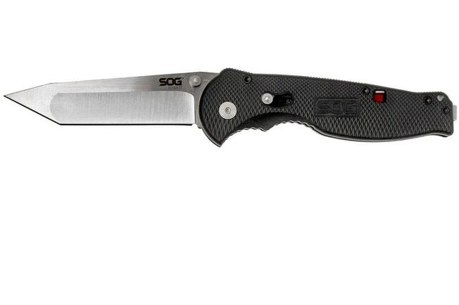 SOG Flash II Tanto Satin Straight Edge- FSA-8
