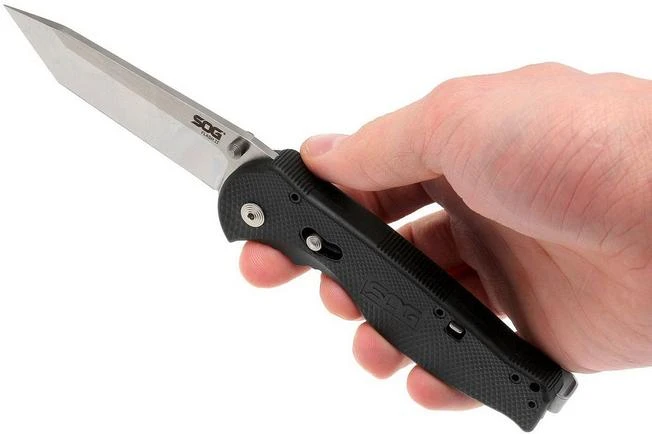 SOG Flash II Tanto Satin Straight Edge- FSA-8 - Image 8