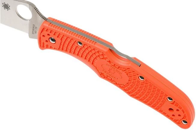 Spyderco Endura 4 Orange C10FPOR Pocket Knife - Image 7