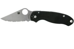 Spyderco Para 3 C223PBK Serrated Pocket Knife