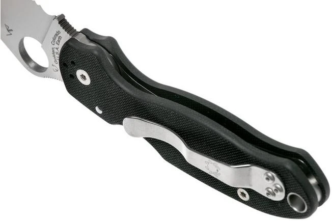 Spyderco Para 3 C223PBK Serrated Pocket Knife - Image 5