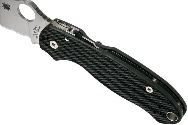 Spyderco Para 3 C223PBK Serrated Pocket Knife - Image 7